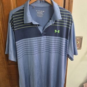 Under Armour Men's Blue Polo Shirt